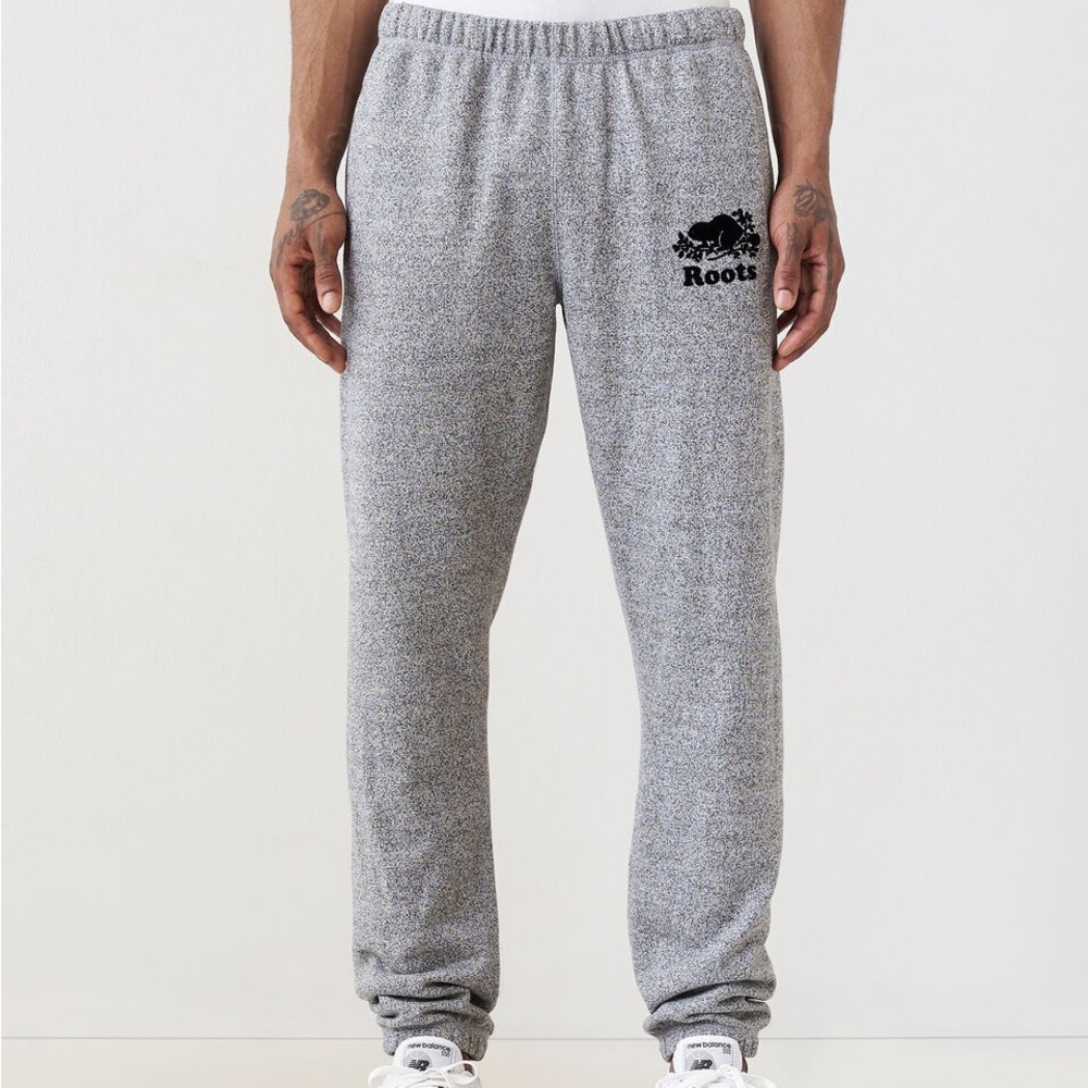 ROOTS 1973 Salt & Pepper Grey Relaxed Sweatpants